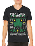 Digital Irish Today Hungover Tomorrow Men's V-neck T-shirt