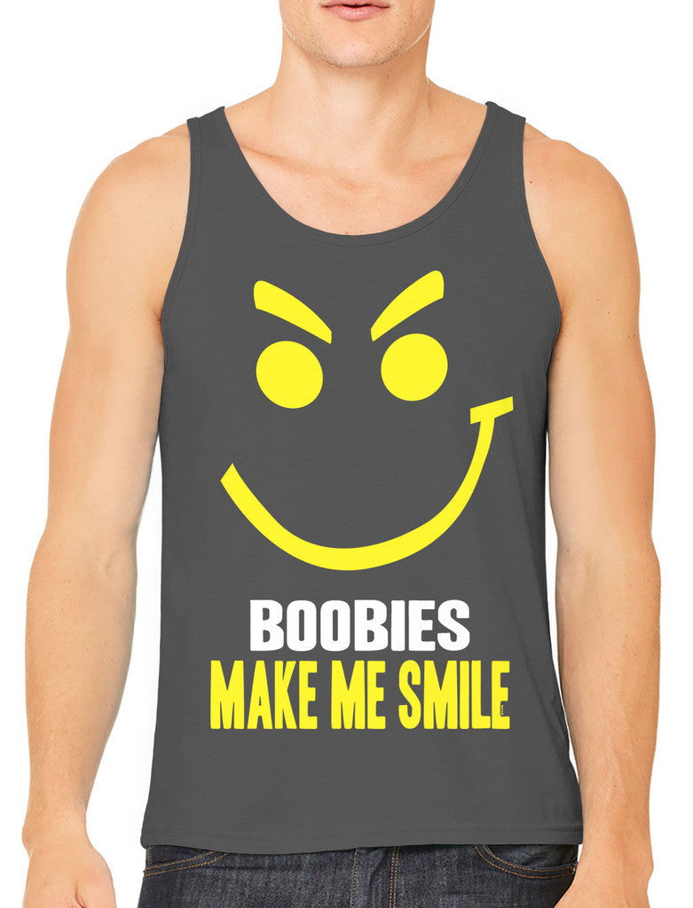 Boobies Make Me Smile Men's Tank Top