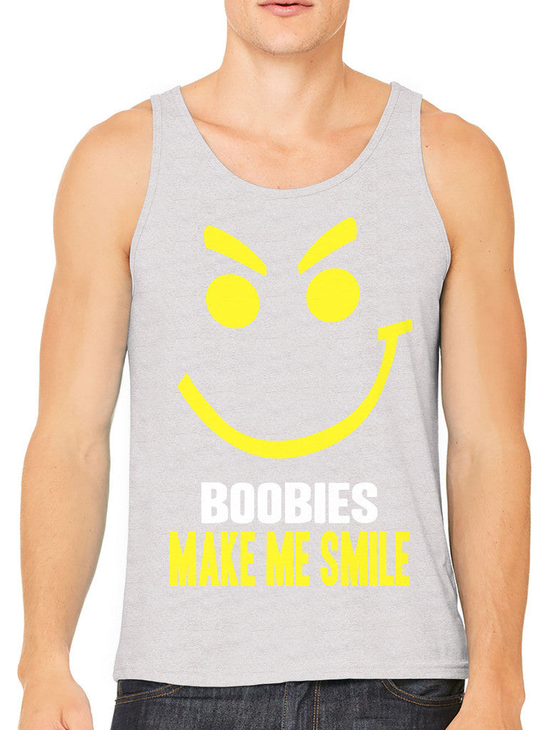 Boobies Make Me Smile Men's Tank Top – CYBERTELA