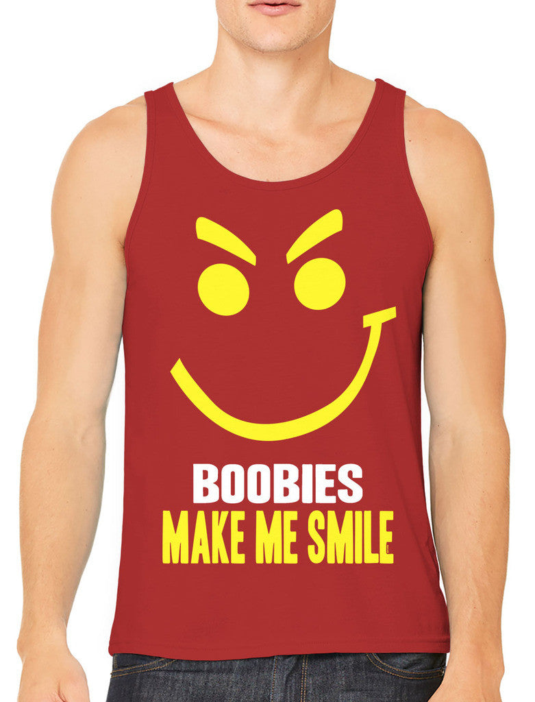 Boobies Make Me Smile Men's Tank Top – CYBERTELA
