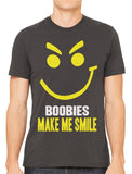 Boobies Make Me Smile Men's T-shirt