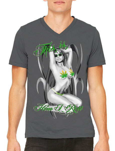 This Is How I Roll Men's V-neck T-shirt