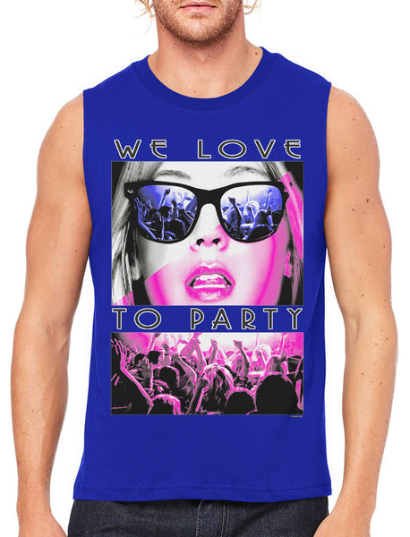 We Love To Party Men's Sleeveless T-Shirt