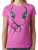 Over Size Headphones Junior Ladies T-shirt