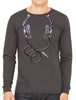 Over Size Headphones Men's Long Sleeve T-shirt