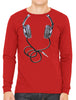 Over Size Headphones Men's Long Sleeve T-shirt