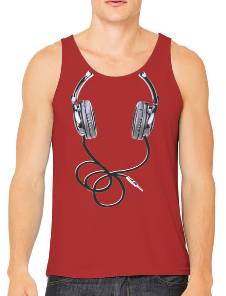 Over Size Headphones Men's Tank Top