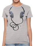 Over Size Headphones Women's T-shirt