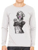 Gangster Marilyn Monroe Men's Long Sleeve T-shirt