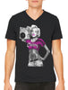 Classy Marilyn Monroe Boombox Men's V-neck T-shirt