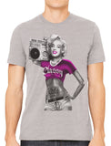 Classy Marilyn Monroe Boombox Men's T-shirt