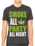 Smoke All Day Party All Night Men's T-shirt