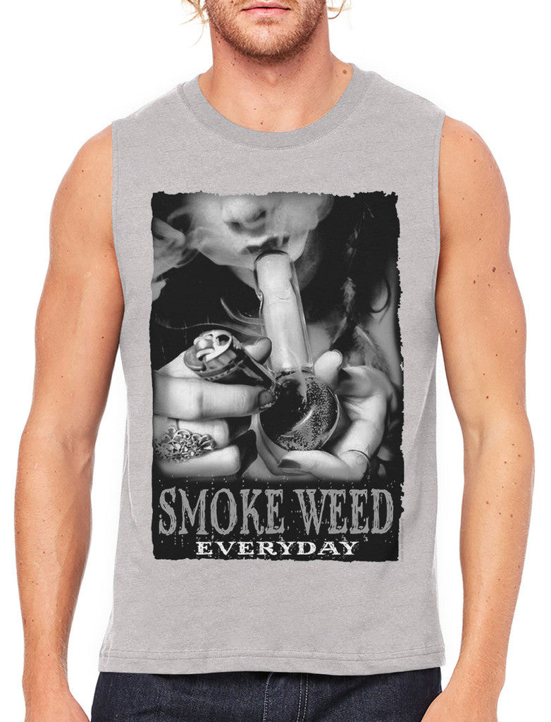 Smoke Weed Everyday Men's Sleeveless T-Shirt