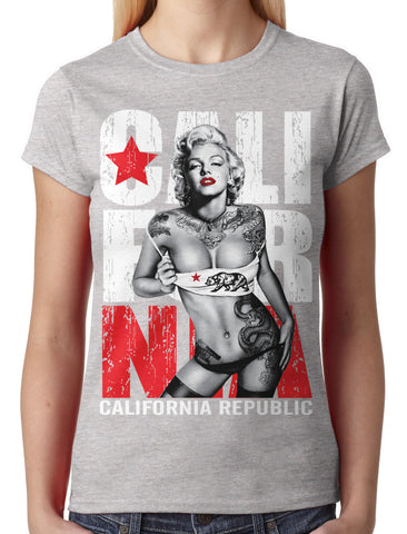 Gangster Marilyn Monroe Junior Ladies T-shirt