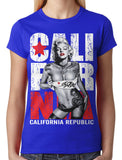 Sexy Marilyn Monroe California Republic Junior Ladies T-shirt