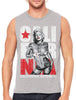 Sexy Marilyn Monroe California Republic Men's Sleeveless T-Shirt