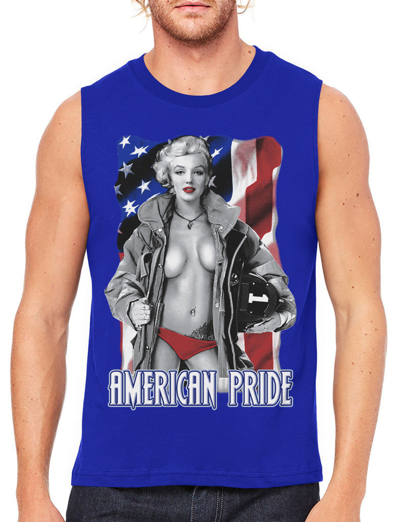 American Pride Marilyn Monroe Men's Sleeveless T-Shirt