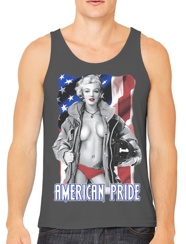 American Pride Marilyn Monroe Men's Tank Top