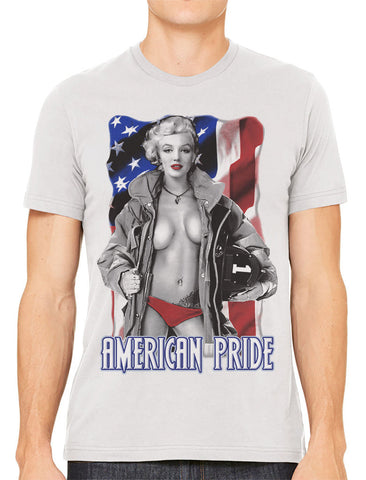 Gangster Marilyn Monroe California Men's T-shirt