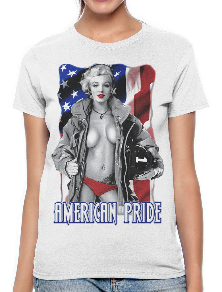 American Pride Marilyn Monroe Women's T-shirt