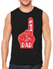 Number 1 Dad Men's Sleeveless T-Shirt