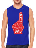 Number 1 Dad Men's Sleeveless T-Shirt