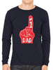 Number 1 Dad Men's Long Sleeve T-shirt