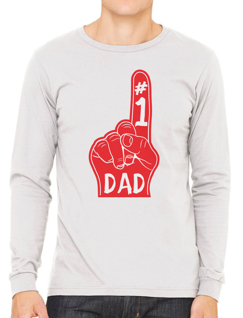 Number 1 Dad Men's Long Sleeve T-shirt