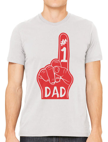 Cartoon Glove Middle Finger Men's T-shirt