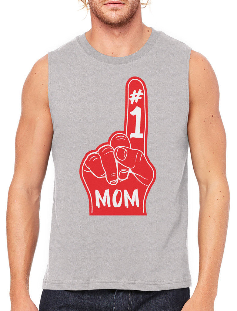 Number 1 Mom Men's Sleeveless T-Shirt