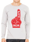 Number 1 Mom Men's Long Sleeve T-shirt