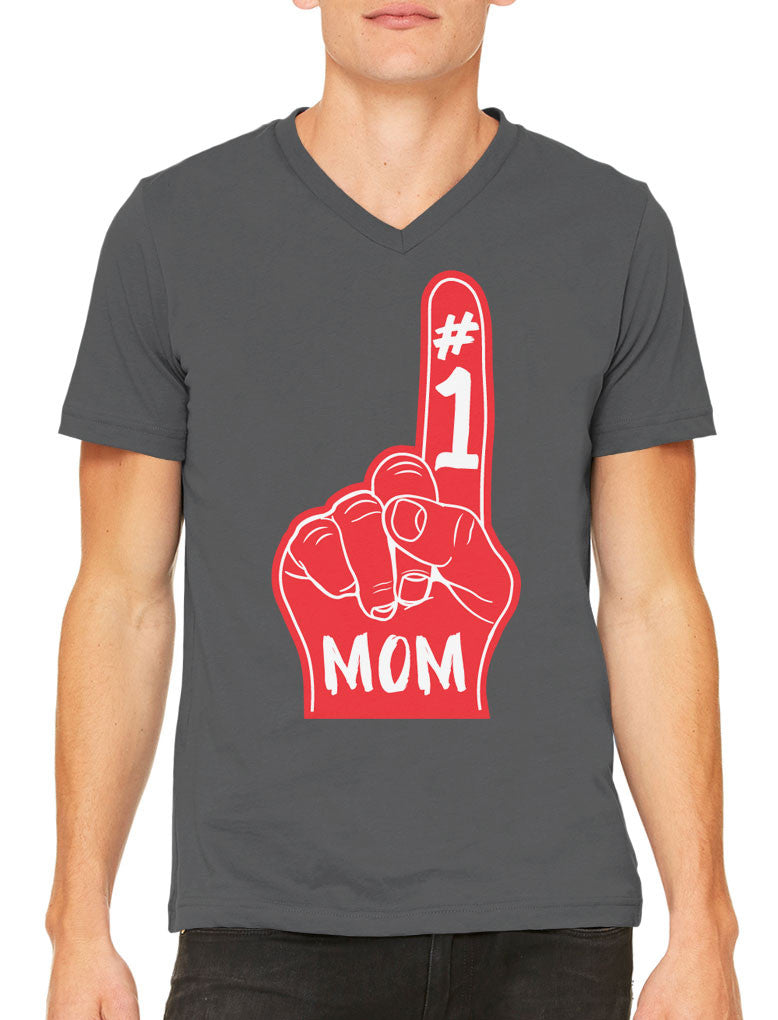 Number 1 Mom Men's V-neck T-shirt