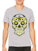 Dia De Los Muertos Sugar Skull Men's V-neck T-shirt