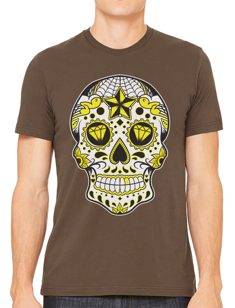 Dia De Los Muertos Sugar Skull Men's T-shirt – CYBERTELA