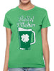 Green Beer Clover Relief Pitcher Women's T-shirt