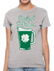 Green Beer Clover Relief Pitcher Women's T-shirt