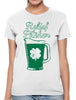 Green Beer Clover Relief Pitcher Women's T-shirt