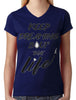 Keep Dreaming Bout' That Life Junior Ladies V-neck T-shirt