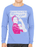 Cancer Picked The Wrong Bitch Men's Long Sleeve T-shirt